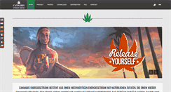 Desktop Screenshot of cannabisenergydrink.de