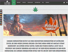 Tablet Screenshot of cannabisenergydrink.de