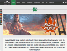 Tablet Screenshot of cannabisenergydrink.com